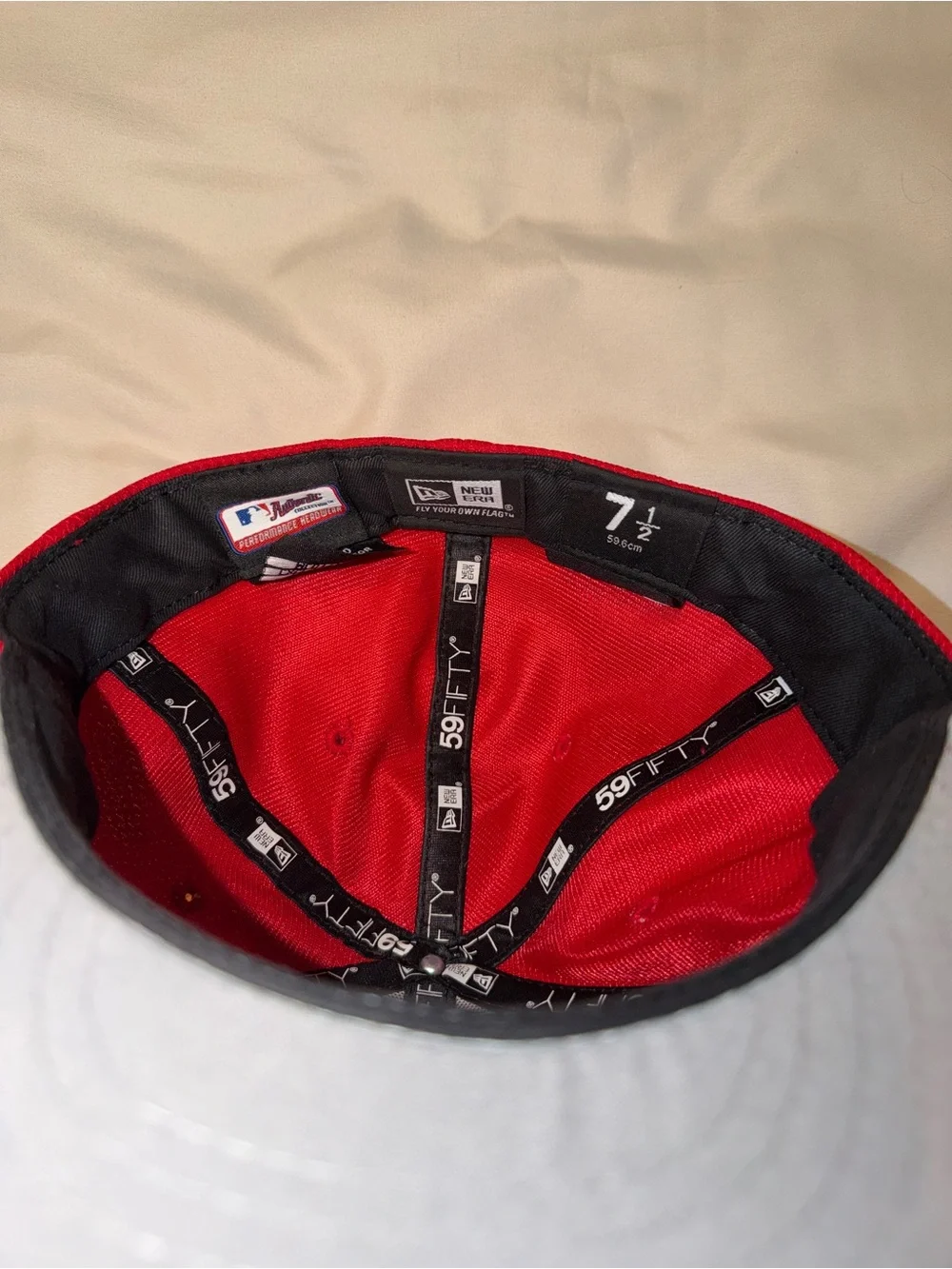 Boston Red Sox Red Baseball Cap with Flag Design